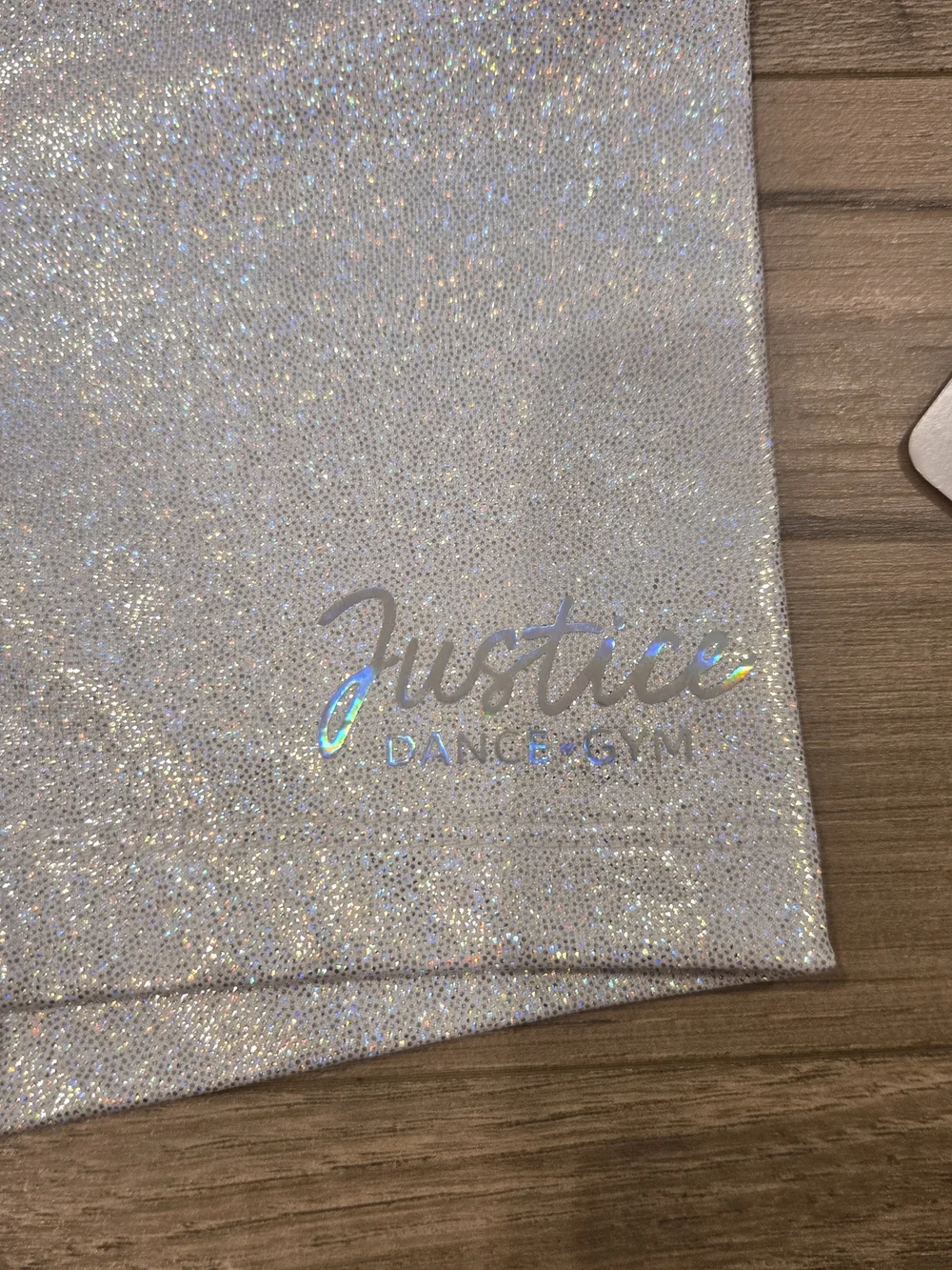 NWT Justice Girls Split Metallic Cinch Waistband Shorties Size available XS 5/6